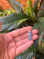 Pingente Água Marinha lapidada- tamanho médio